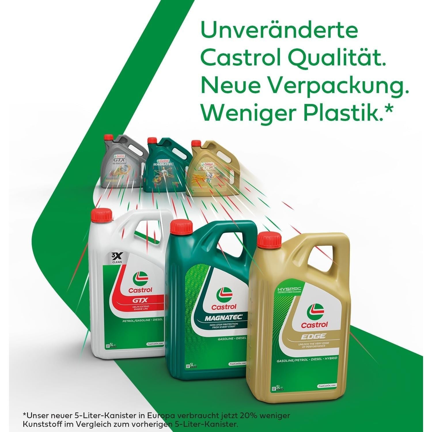 Castrol EDGE 5W-30 LL Longlife Motoröl, 5L, Gold