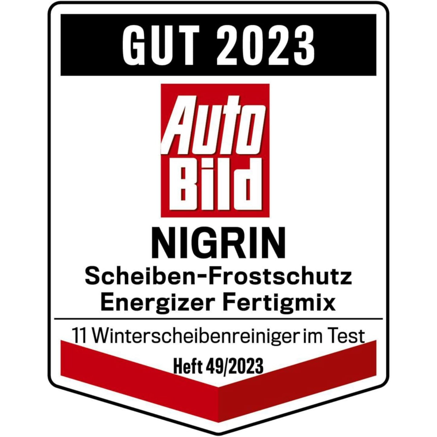 NIGRIN Scheiben-Frostschutz ENERGIZER Fertigmix -18°, Schnellwirkend, Schlierenfrei Und Verhindert Erneutes Einfrieren, Blau, 5 Liter